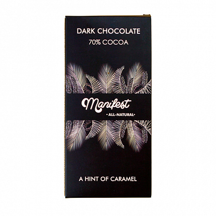 Шоколад "Manifest" на кокосовом сахаре, Гагаринские мануфактуры, 70 г