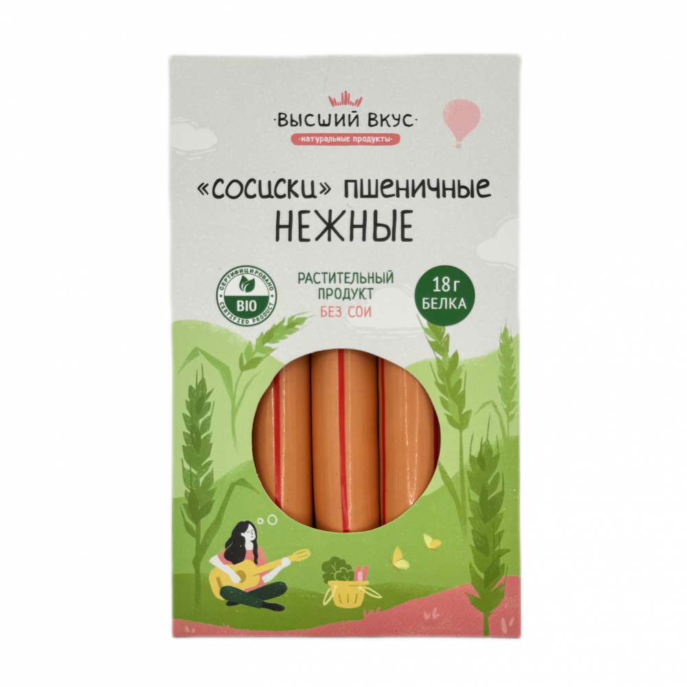 Сосиски "Нежные", Высший вкус, 300 г