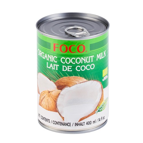 Органическое кокосовое молоко, FOCO, 400 мл