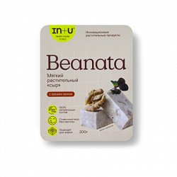 Сыр мягкий с грецким орехом "Beanata", IN+U, 200 г