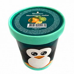 Мороженое "Мандарин-лайм" с сахаром, 33 пингвина, 330 г