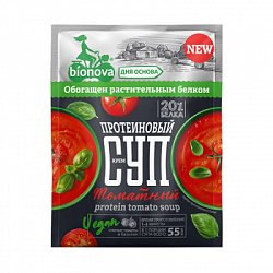 Крем-суп протеиновый томатный, Bionova, 20 г