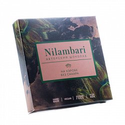 Шоколад на кэробе без сахара, Nilambari, 65 г