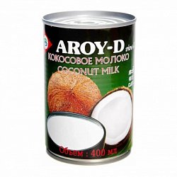 Кокосовое молоко в ж/б, Aroy-D, 400 мл