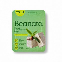 Сыр мягкий с фундуком и пажитником "Beanata", IN+U, 200 г
