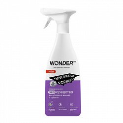 Средство чистящее для уборки в ванной и туалете, без хлора и резкого запаха, WONDER LAB, 550 мл