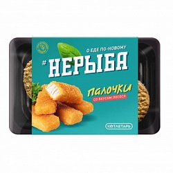 Рыбные палочки со вкусом "ЛОСОСЯ", НеРыба, 300 г