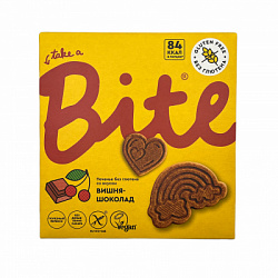 Печенье безглютеновое "Вишня-шоколад", Bite, 115 г