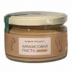Паста "Арахисовая кремовая", Живой продукт, 225 г
