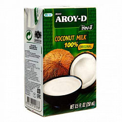Кокосовое молоко, Aroy-D, 250 мл