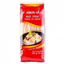Рисовая лапша (3 мм), Aroy-D, 454 г