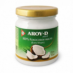 Кокосовое масло, Aroy-D, 180 мл