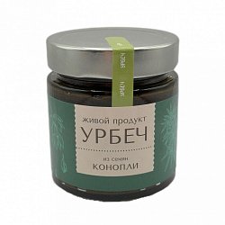 Урбеч из семян конопли, Живой продукт, 200 г