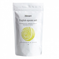 Английская соль с эфирными маслами лемонграсса и лимона, Marespa, 1 кг